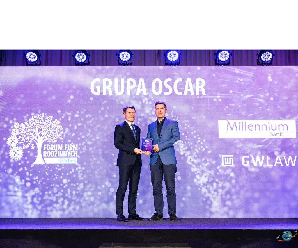 Grupa Oscar Sp. z o.o. znalazła się wśród laureatów prestiżowego grona „Diamentów Forbesa” 2024.